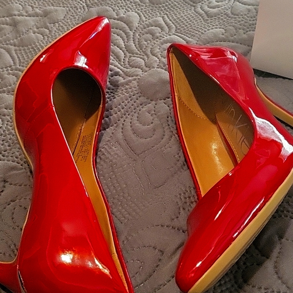 Calvin klein red heels